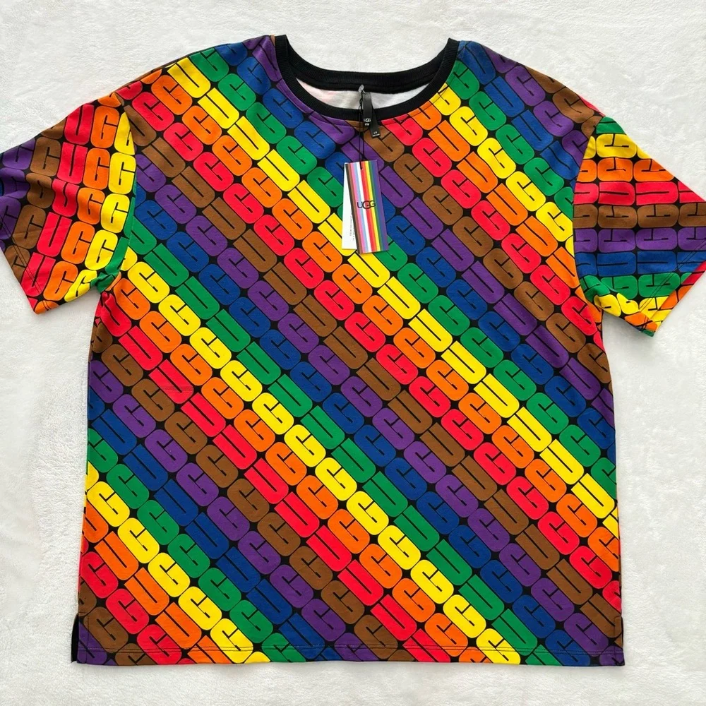 UGG Toni Oversized Pride Short Sleeve All Gender Tee--Universal M